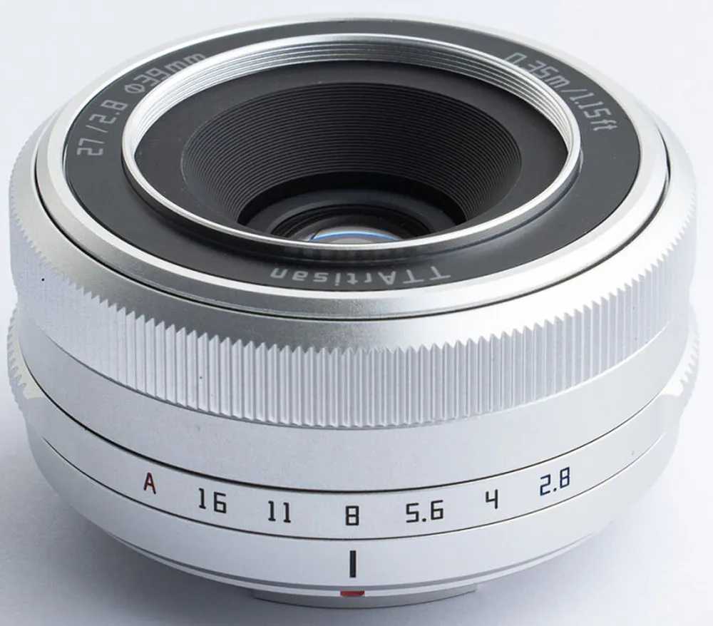 TTArtisan AF 27mm f2,8 Fujifilm X (APS-C) silber