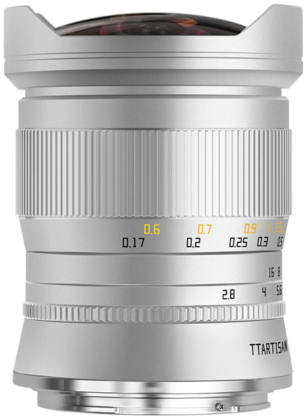 TTARTISAN 11mm f2,8 Fisheye Nikon Z silber (Vollformat)