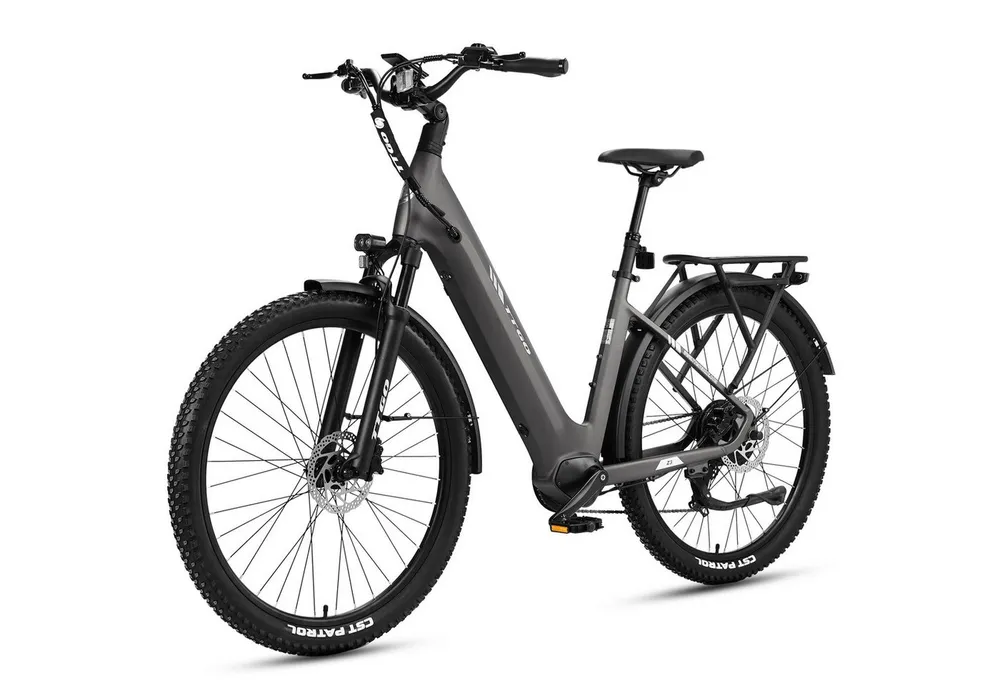 TTGO E-Bike Cityrad 28 Zoll, 70Nm Hinterradmotor, bis zu 120km, Federsattelstütze, 7 Gang SHIMANO, Kettenschaltung, Heckmotor, 720 Wh, Z3, Farbdisplay, Elektrofahrrad für Damen und Herren, Pedelec