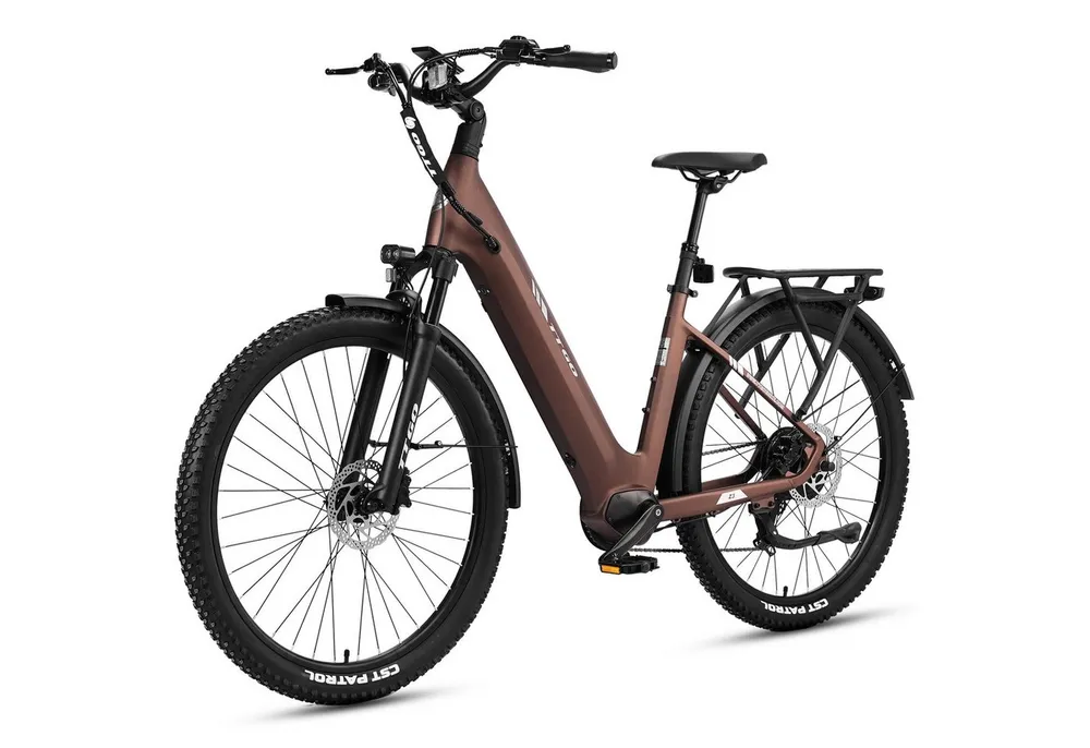 TTGO E-Bike Cityrad 28 Zoll, 70Nm Hinterradmotor, bis zu 120km, Federsattelstütze, 7 Gang SHIMANO, Kettenschaltung, Heckmotor, 720 Wh, Z3, Farbdisplay, Elektrofahrrad für Damen und Herren, Pedelec