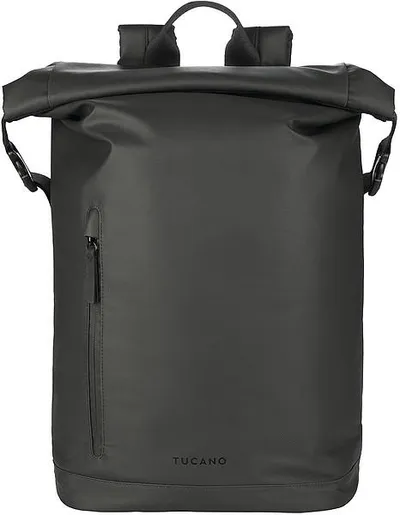 "ROLLO Rucksack Laptop 15.6"" Rolltop wasserfest schwarz Laptop-Rucksack"