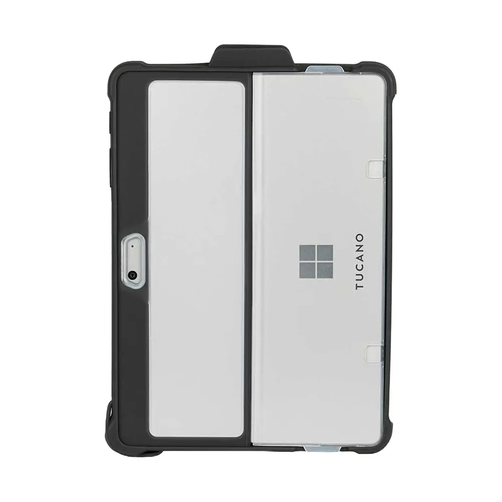 TUCANO Casco Schutzhülle für Surface Go 3/2/1 schwarz/transparent | tab-cmsg3-bk | Schutz- huelle - (Schutz-)hülle