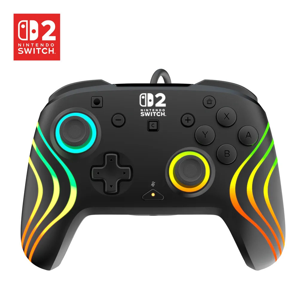 Afterglow Wave Controller für Nintendo Switch 2, Schwarz