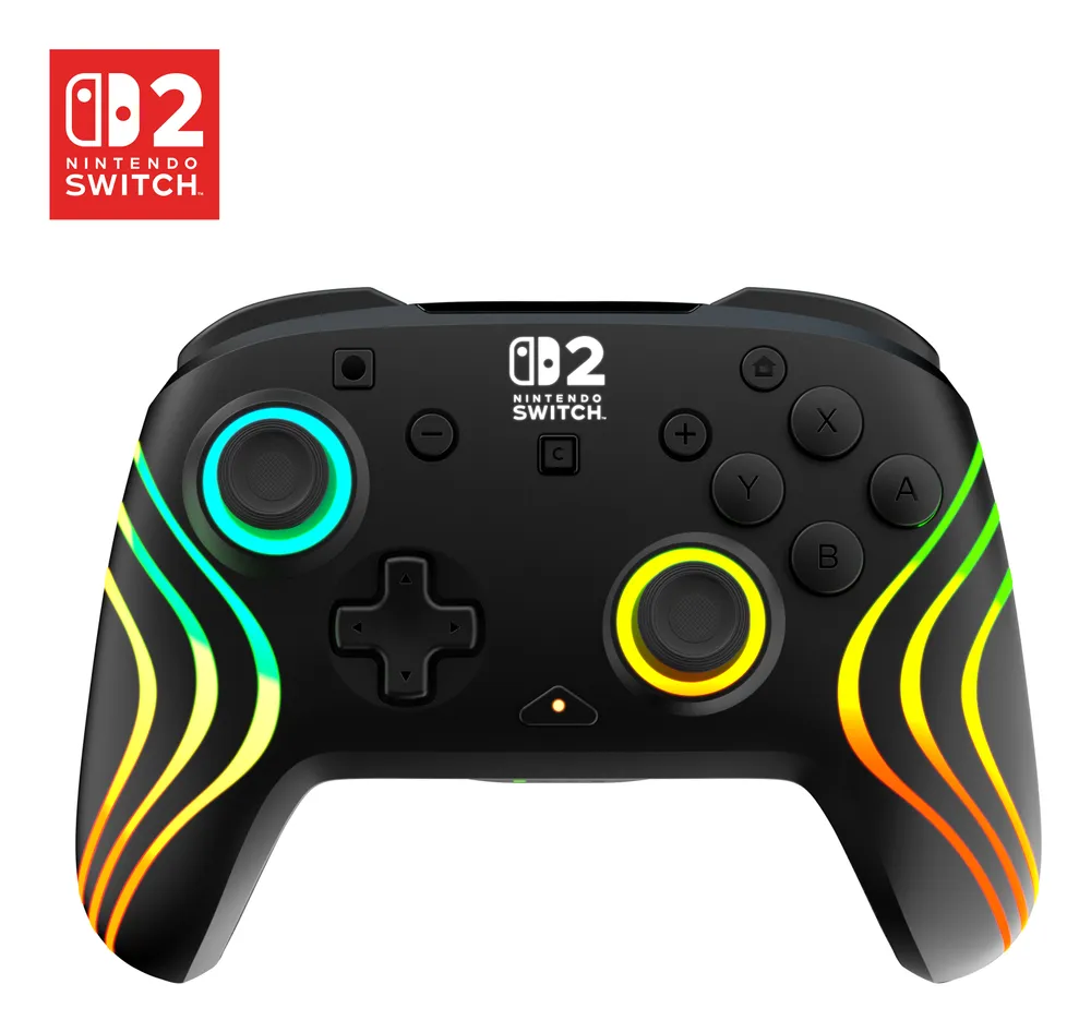 Afterglow Wave Wireless Controller für Nintendo Switch 2, Schwarz