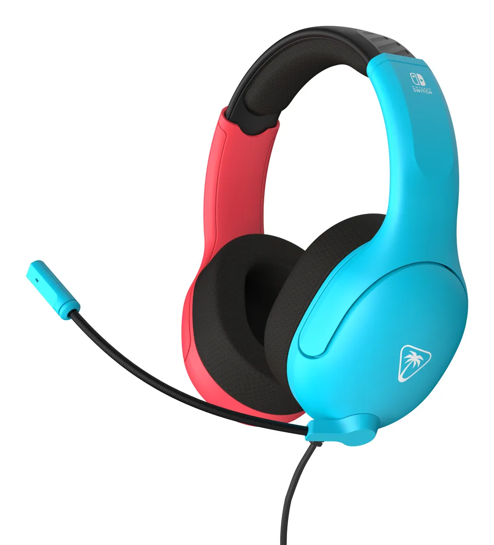 Airlite Fit Wired Gaming Headset Neonblau und Rot