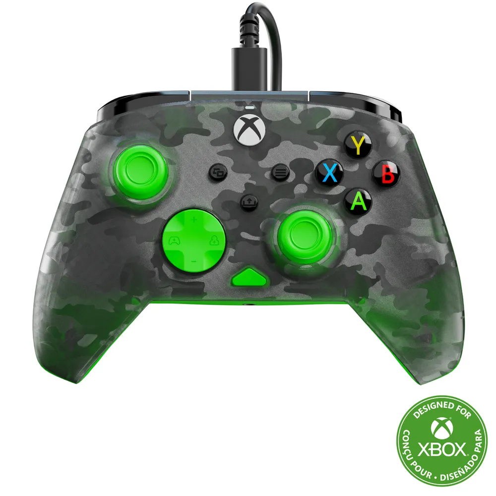 Turtle Beach Rematch Core USB-C Gamepad PC/Xbox One/Xbox Series X/S Ghost Black Camouflage/Grün