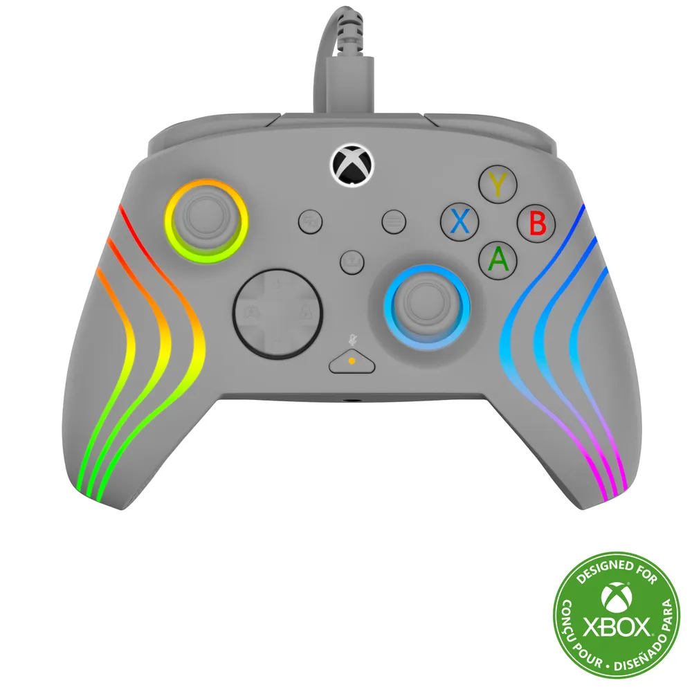 Gamepad USB Typ C Kabelgebunden RGB LED Grau Gamepad USB Typ C Kabelgebunden RGB LED Grau