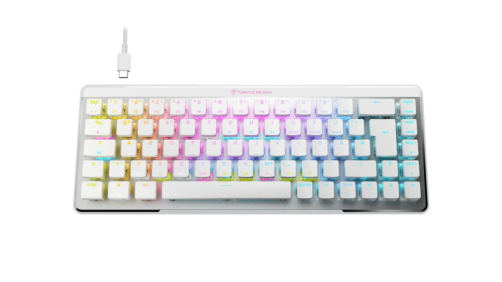 Tastatur Turtle Beach Vulcan II Mini Air optisch kabellos RGB QWERTZ deutsch