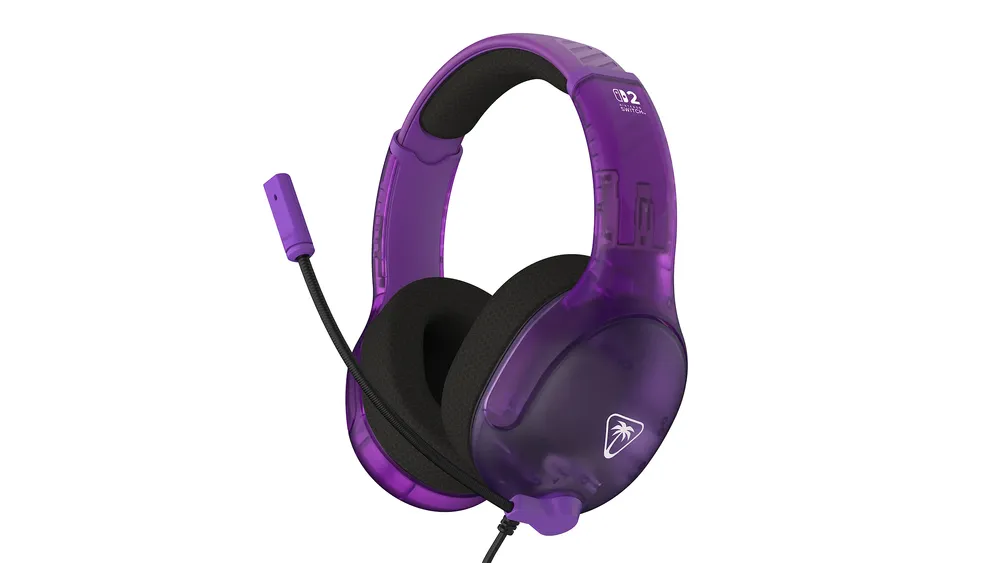 Turtle Beach Airlite Fit kabelgebundene Gaming-Kopfhörer für Nintendo Switch schwarz-lila
