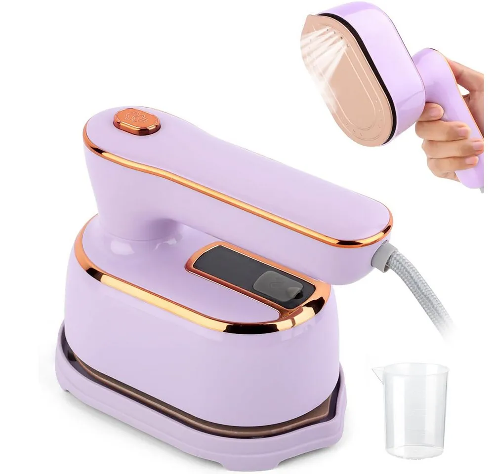 TUWENA Dampfbügeleisen Dampfbügeleisen, 180° Faltbares Handdampfbügler, Mini Reisebügeleisen, 20 Sekunden Schnelles Aufheizen für Zuhause und Reisegebrauch