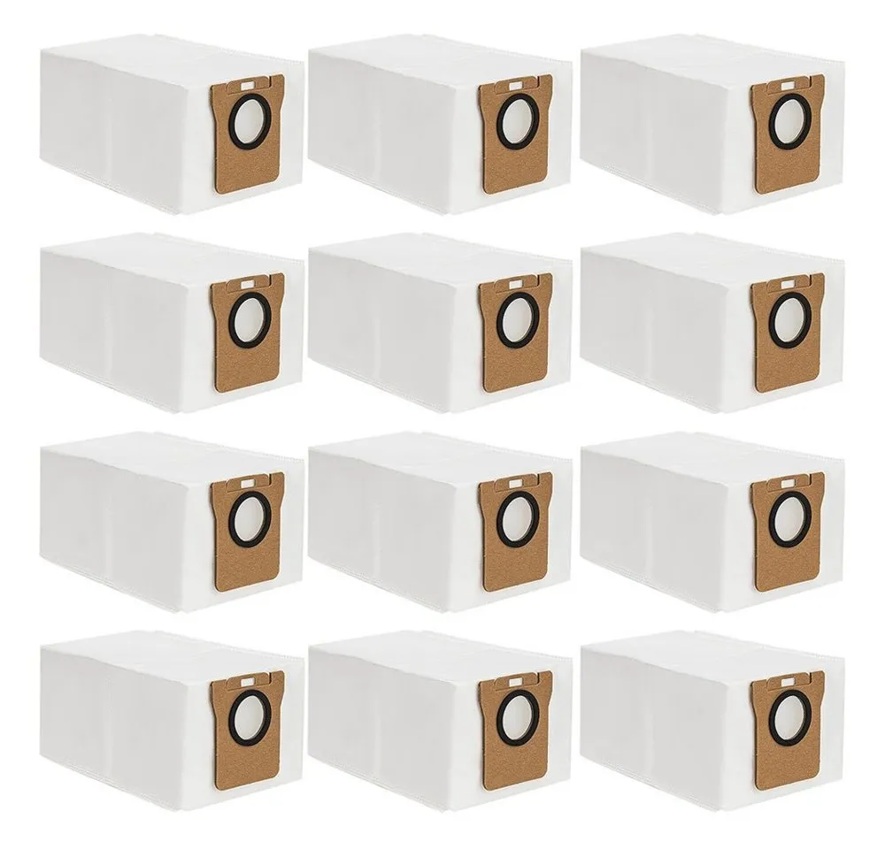 TUWENA Staubsaugerbeutel 12 Stück Staubsaugerbeutel für Dreame L10 Ultra/ L20 Ultra, Xiaomi X10, 12 St., Staubbeutel zubehör für L10s Ultra /L20 Ultra, 2.5L Grosse Kapazität