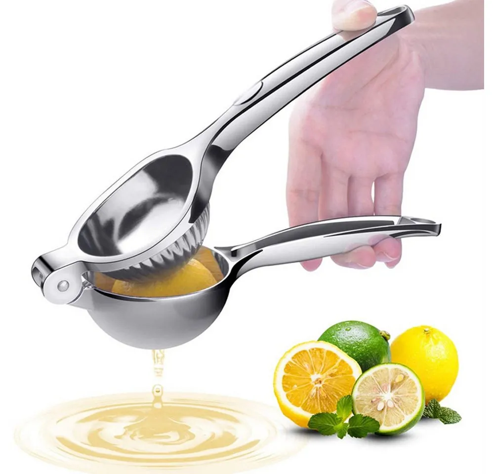 TUWENA Zitruspresse 7 cm Zitronenpresse, Ergonomischer Klein Limettenpresse, Zitruspresse