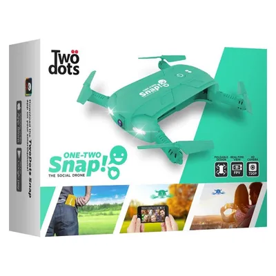 Two Dots Twodots - snap the social drone cam hd 1mpx mit gyro stabilizer 6 achsen grün