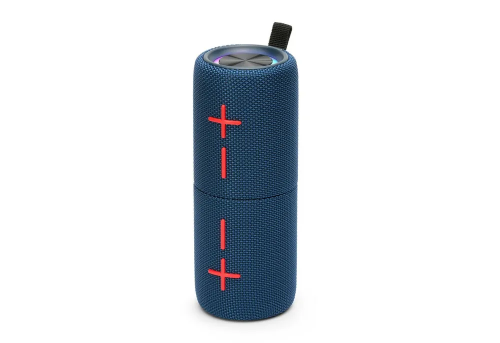 TZS FIRST AUSTRIA 2-in-1 Magnetisch, TWS, IPX5 spritzwassergeschützt, 2x5W RMS Bluetooth-Lautsprecher 2.0 Stereo (2x Monolautsprecher zu Stereo koppelbar) (Bluetooth, 10 W, FM-Radio, AUX-IN,10m Reichweit, USB-C, microSD, 1200mAh Akku)