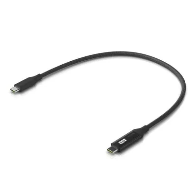 USB-C Kabel Ubiquiti UACC-Cable-USB-100W-0.3M-BK 0,3m 100W Display Geflochten