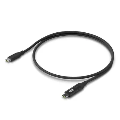 USB-C Kabel Ubiquiti UACC-Cable-USB-100W-1M-BK 1m 100W Display Schwarz Grau