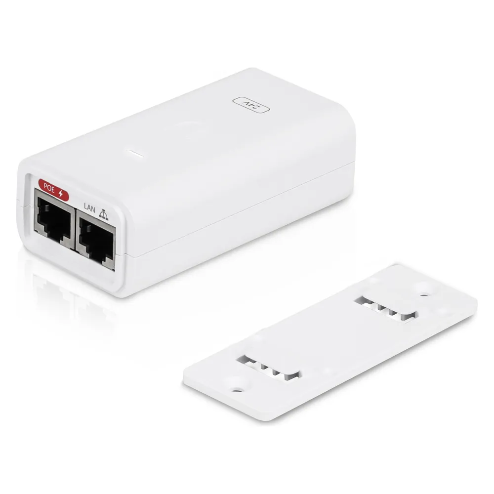 Ubiquiti PoE Injector POE-24-12W-G-WH 24 Volt GE passiv, 12 Watt
