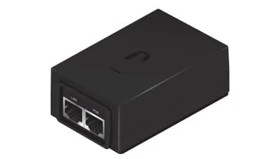 PoE-Injektor Ubiquiti POE-24-30W Gigabit Ethernet 24V 30W Schwarz