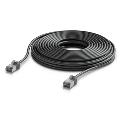 Netzwerkkabel Ubiquiti UACC-Cable-Patch-Outdoor-C6A-12M-BK Cat6a 12 m Schwarz
