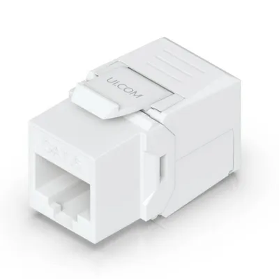 Ubiquiti UACC-Keystone-Coupler-C6 Cat6-Koppler, 12er-Pack, weißes Polycarbonat