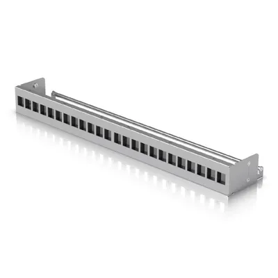 Ubiquiti UACC-Rack-Panel-Patch-Blank-24 Keystone Panel Grau 1U 24 Ports Management Bar