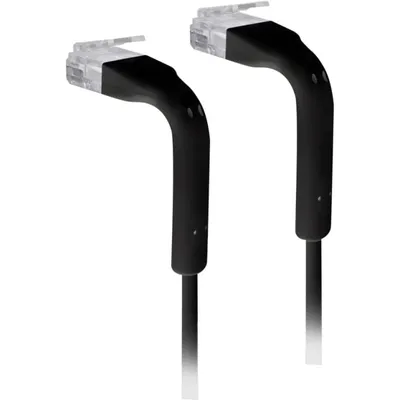 Ubiquiti U-CABLE-PATCH-RJ45-BK Netzwerkkabel Schwarz 0,22 m Cat6