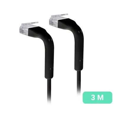 Ubiquiti uc-patch-3m-rj45-bk Unifi Cat6 Netzwerkkabel 3 m schwarz