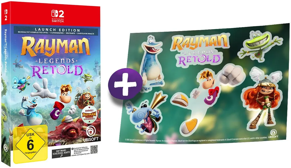 Rayman Legends Retold – Launch Edition Nintendo Switch 2