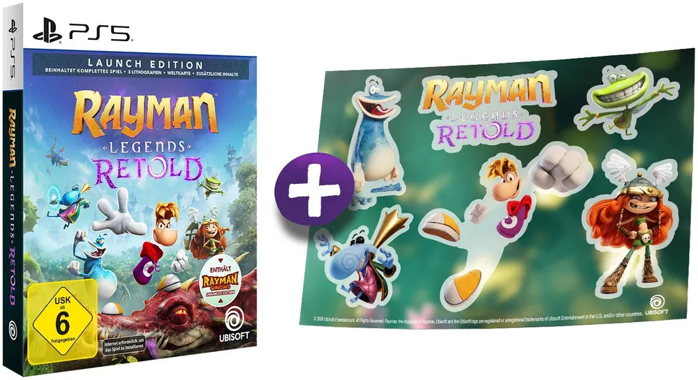 Rayman Legends Retold – Launch Edition PlayStation 5