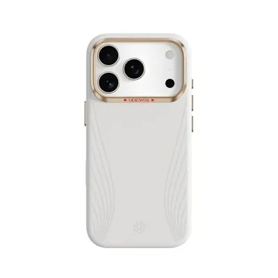 Magnetische Freedom Schutzhülle Weiß kompatibel mit iPhone 17 Pro Max
