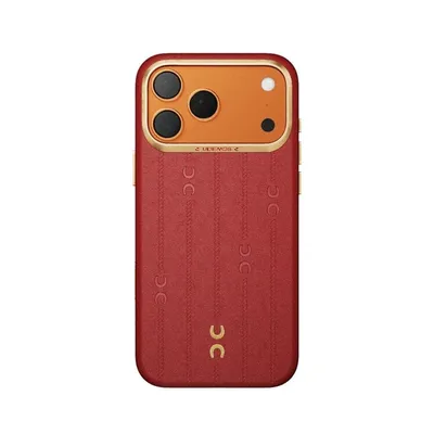 Magnetische Wind-Schutzhülle Udemos Rot kompatibel mit iPhone 17 Pro Max