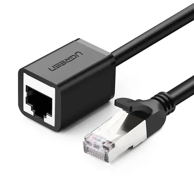 Ugreen Ethernet Verlängerungskabel RJ45 Cat.6 FTP 1000Mbps 5M Schwarz