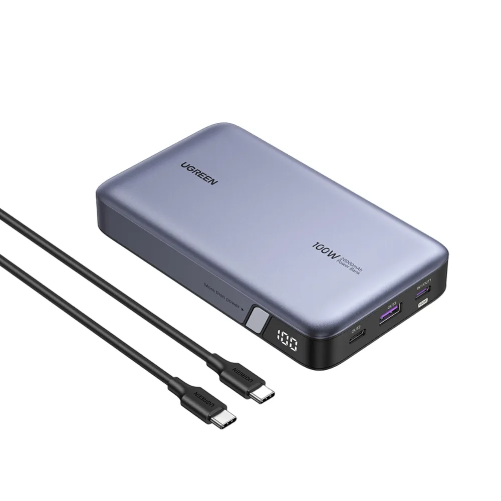 UGREEN Nexode PB720 Powerbank, Grau, 20.000 mAh