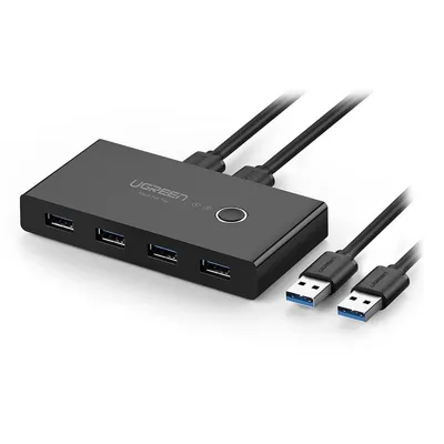 Ugreen 30768 Schnittstellen-Hub USB 3.2 Gen 1 (3.1 Gen 1) Type-A 5000 Mbit/s Schwarz