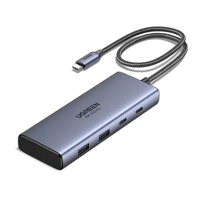 UGREEN Hub 7-IN-1 USB-C auf 2*HDMI(4K@60Hz)+2*USB-A3.2+2*USB-C3.2+PD(100W)