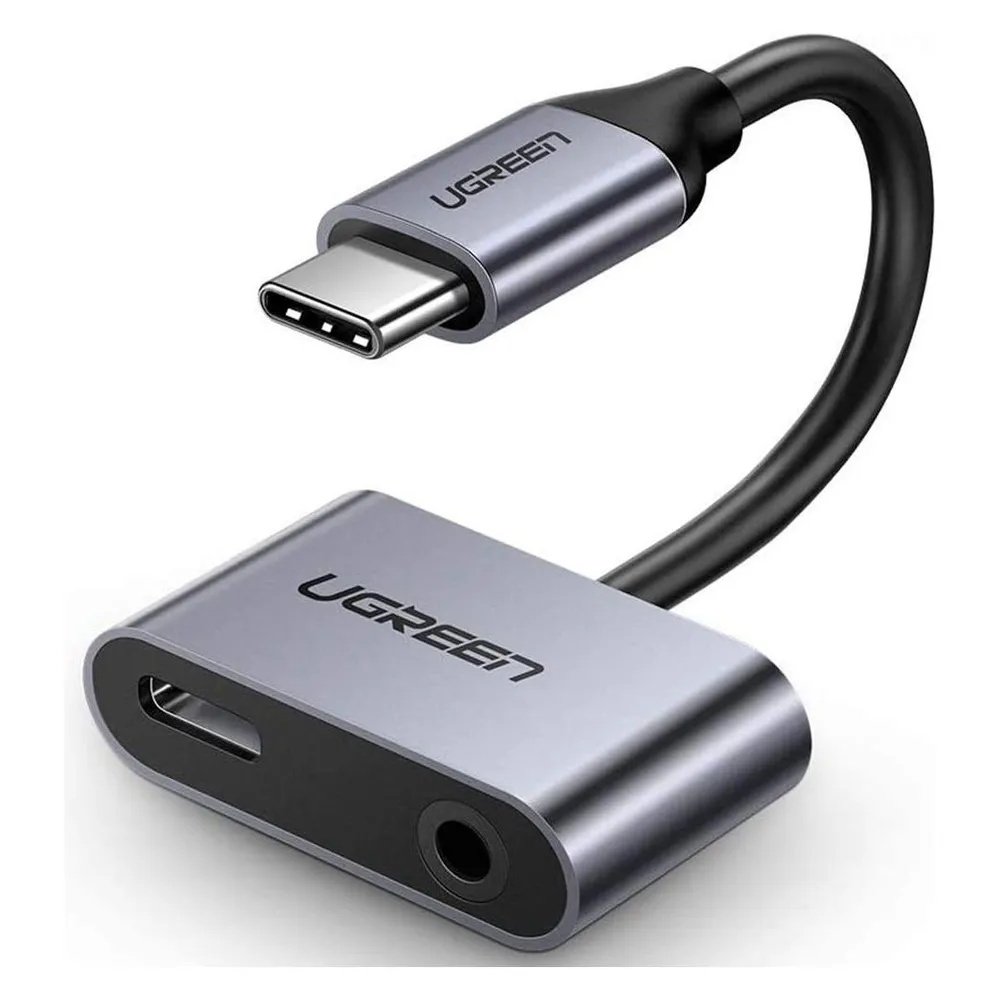 Ugreen USB-C zu 3.5mm Audio + USB-C Buchse Adapter