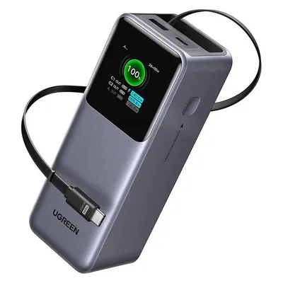 UGREEN Nexode Pro Powerbank mit Display & USB-C Kabel