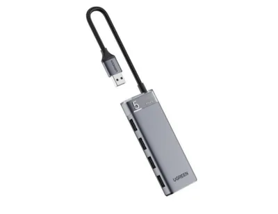 Hub USB-C Ugreen CM653 4x USB 3.0 Schwarz