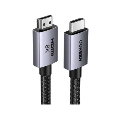 HDMI-Kabel Ugreen HD171 1m 8K HDMI 2.1 Schwarz Aluminium PVC