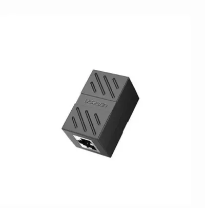 RJ45 Kupplung Ugreen NW114 Schwarz Hembra/Hembra Cat7 23x23x43mm