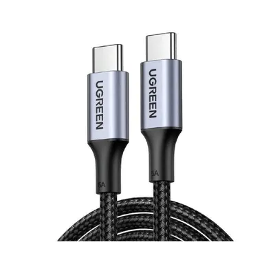 USB-C Kabel Ugreen US316 5A 0,5m Schwarz Schnellladen Datenübertragung