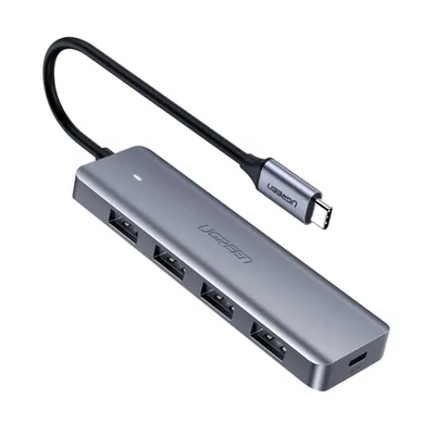 UGREEN CM219 Ultra Slim USB-C Hub (5 in 1), Grau