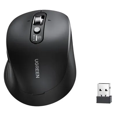 Maus Ugreen M752 RF kabellos USB Schwarz mit Scrollrad und Batterie