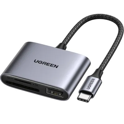 Kartenleser Ugreen 80798 USB 3.2 Type-C Grau