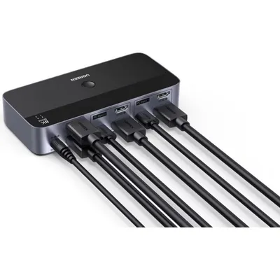 KVM-Switch Ugreen HDMI 2.1 2x2 USB 3.0 & USB-C