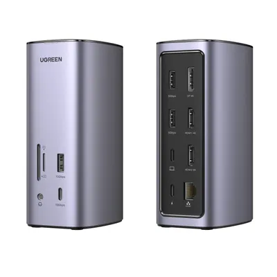 Laptop-Station USB-C 12-in-1 Ugreen Silber