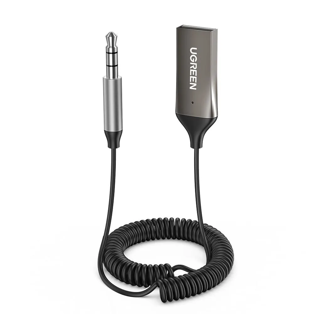 Audio-Adapter Ugreen 70601 Bluetooth 5.3 3.5mm USB Plug and Play Schwarz