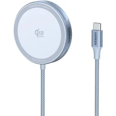 Ladegerät UGREEN MagFlow W753 Qi2 25W Magnetisch Wireless Grau 1