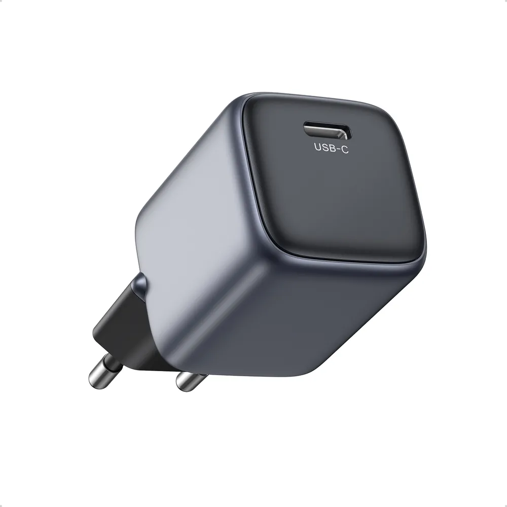 Nexode Mini 20W PD GaN Ladegerät, USB-C, Schwarz