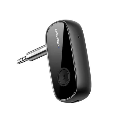 UGREEN Bluetooth 5.0 Audioempfänger AUX aptX Miniklinke für Kopfhörer schwarz Bluetooth-Adapter